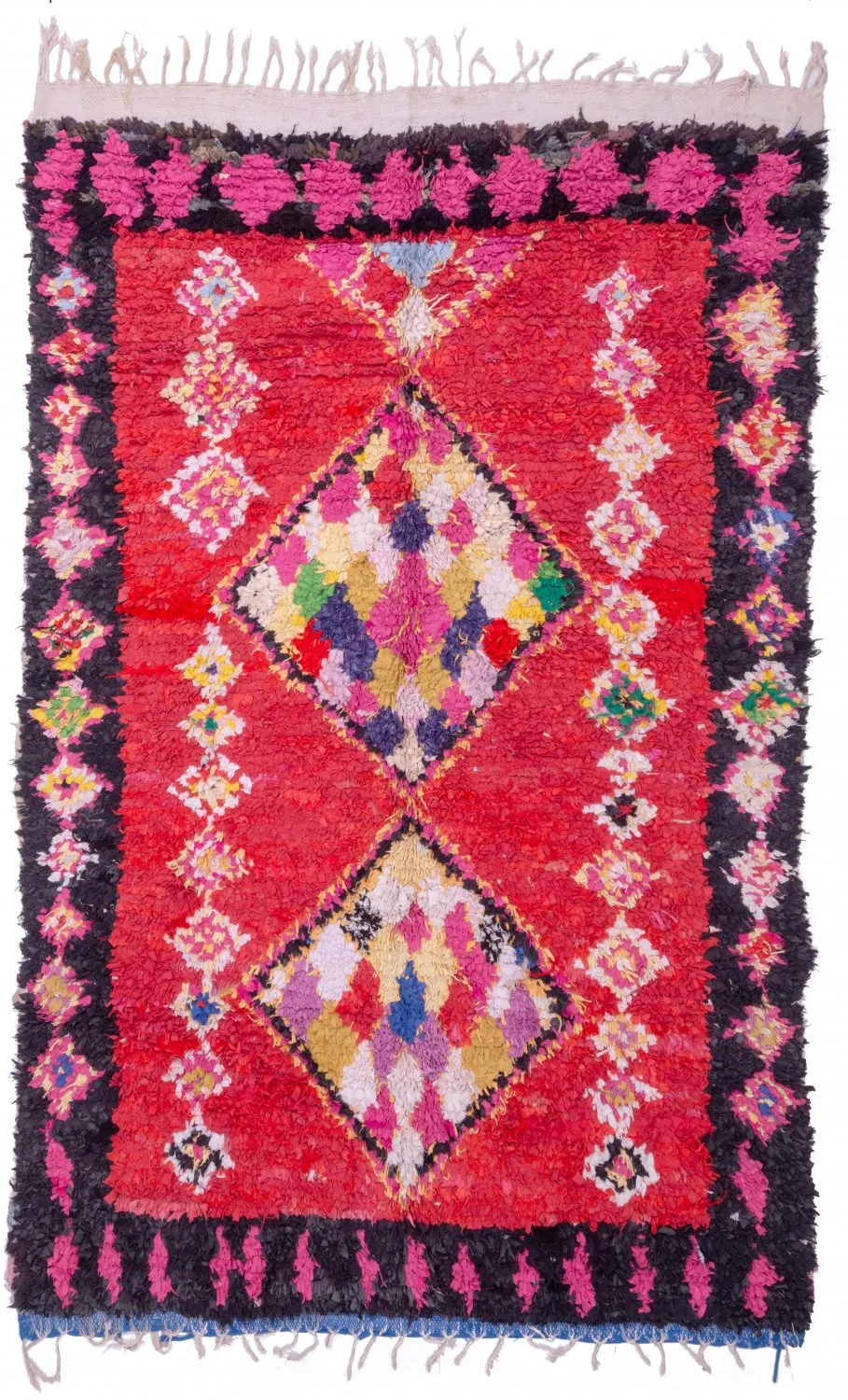 Marokkaanse Berber tapijt Boucherouite 255 x 165 cm