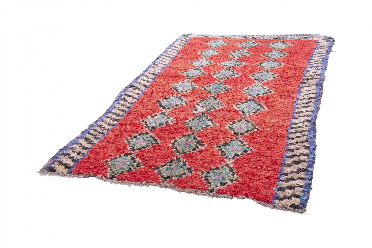 Marokkaanse Berber tapijt Boucherouite 285 x 170 cm