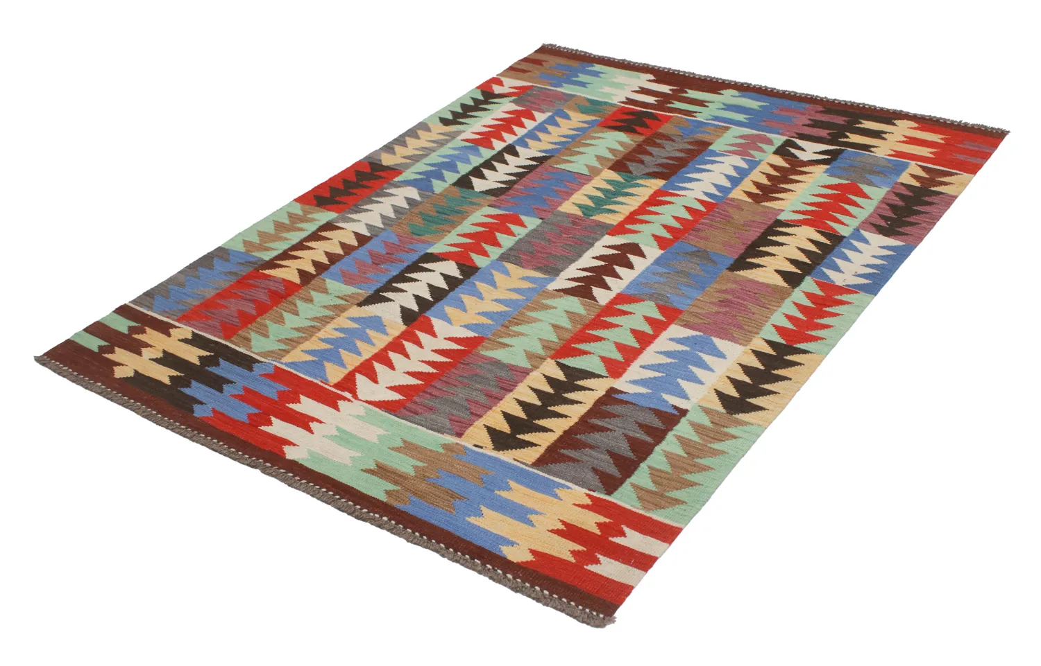 Oosters Tapijt - Hazara Kelim Hand Woven - 154 x 201 cm