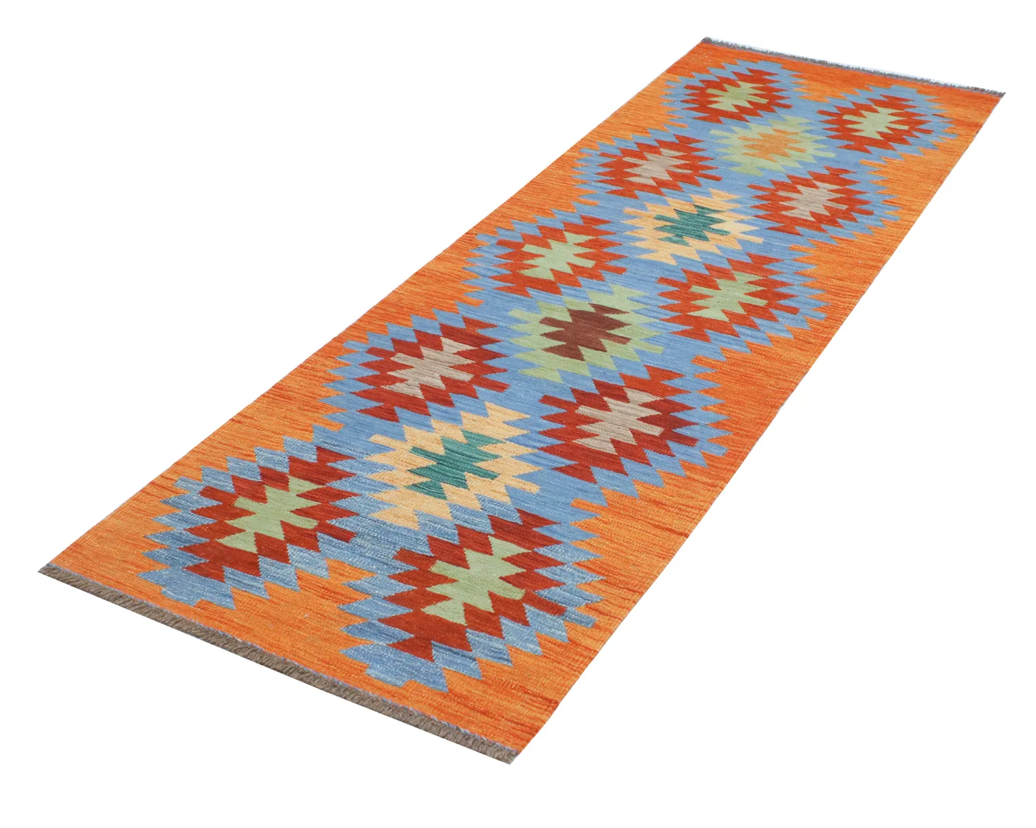 Oosters Tapijt - Hazara Kelim Hand Woven - 81 x 241 cm