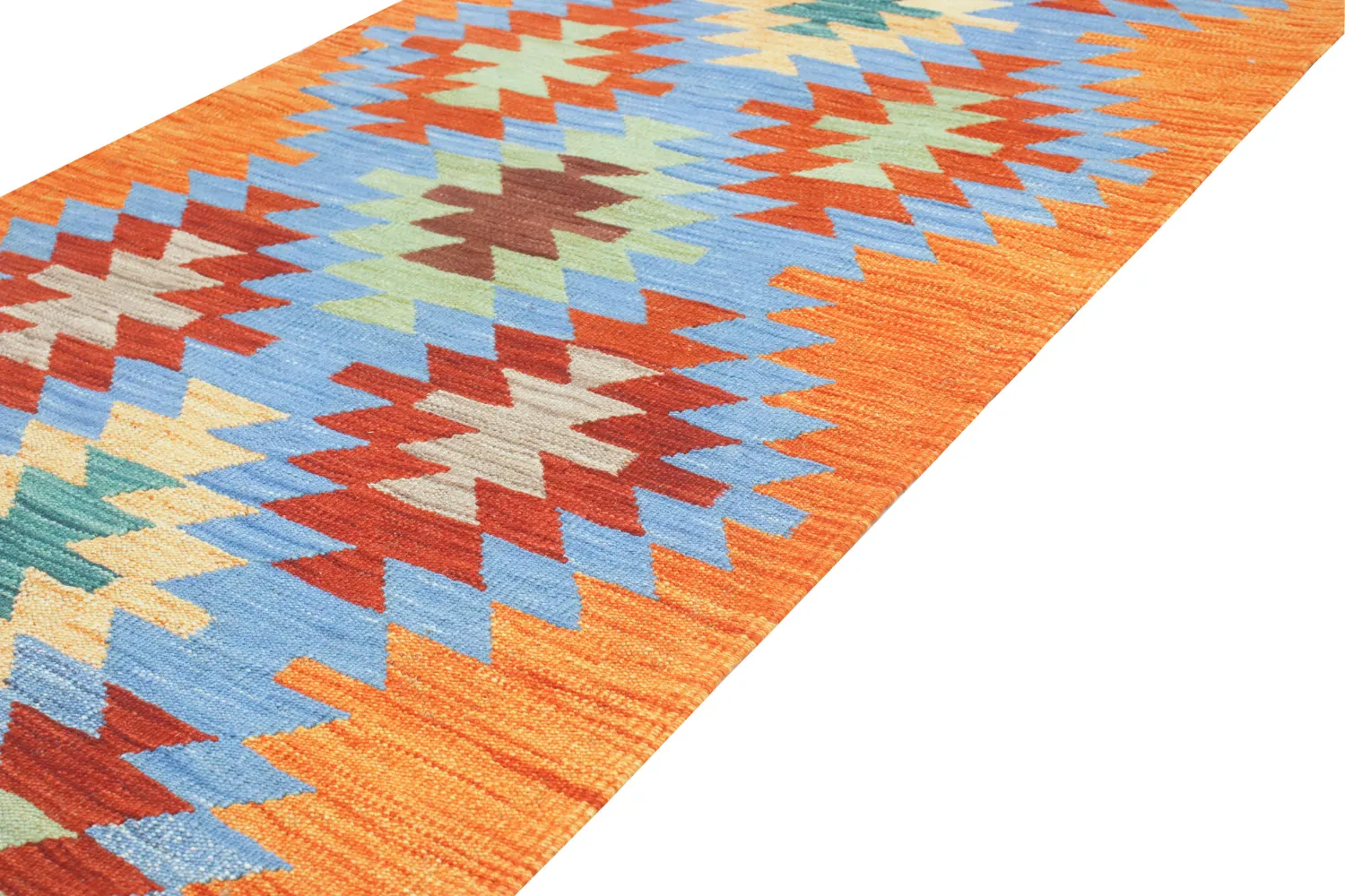 Oosters Tapijt - Hazara Kelim Hand Woven - 81 x 241 cm