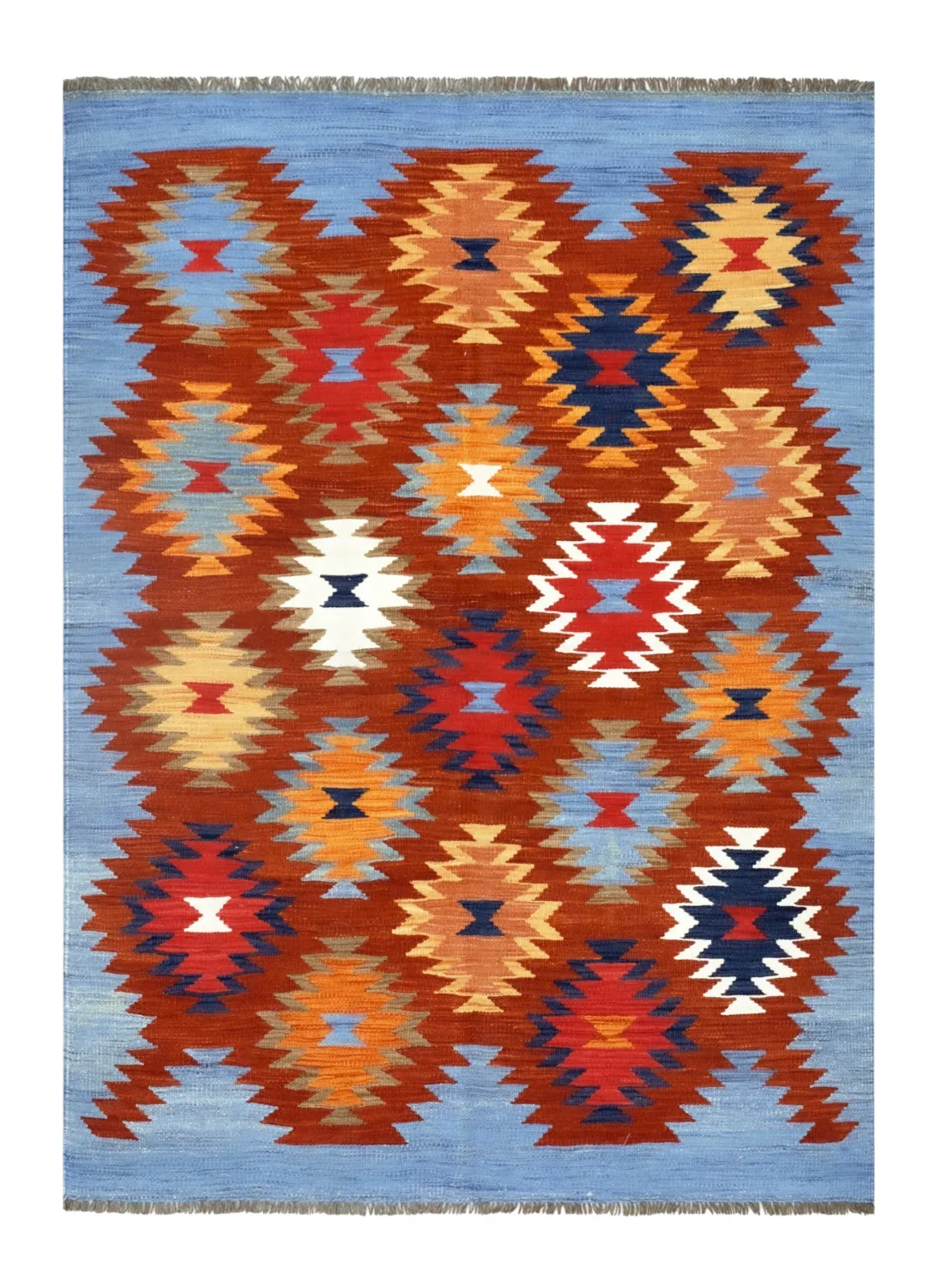 Oosters Tapijt - Hazara Kelim Hand Woven - 135 x 184 cm