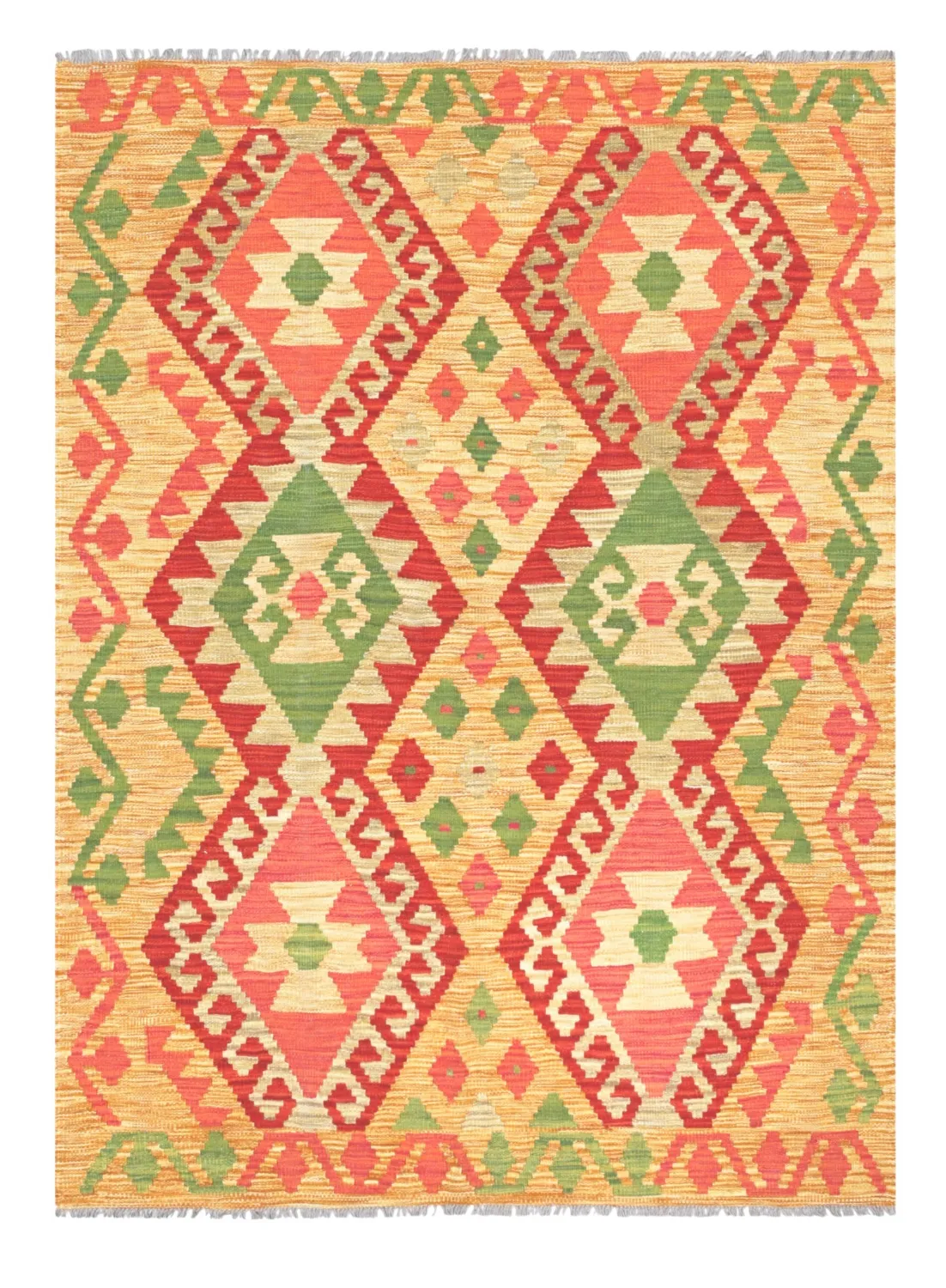 Oosters Tapijt - Vegi Kelim Hand Woven - 129 x 177 cm