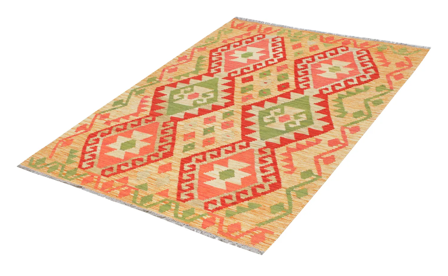Oosters Tapijt - Vegi Kelim Hand Woven - 129 x 177 cm