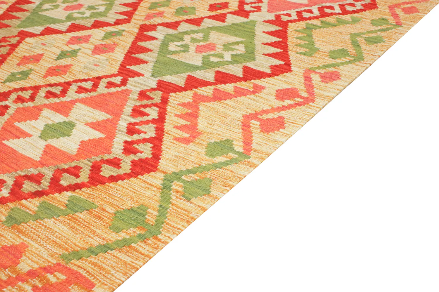 Oosters Tapijt - Vegi Kelim Hand Woven - 129 x 177 cm