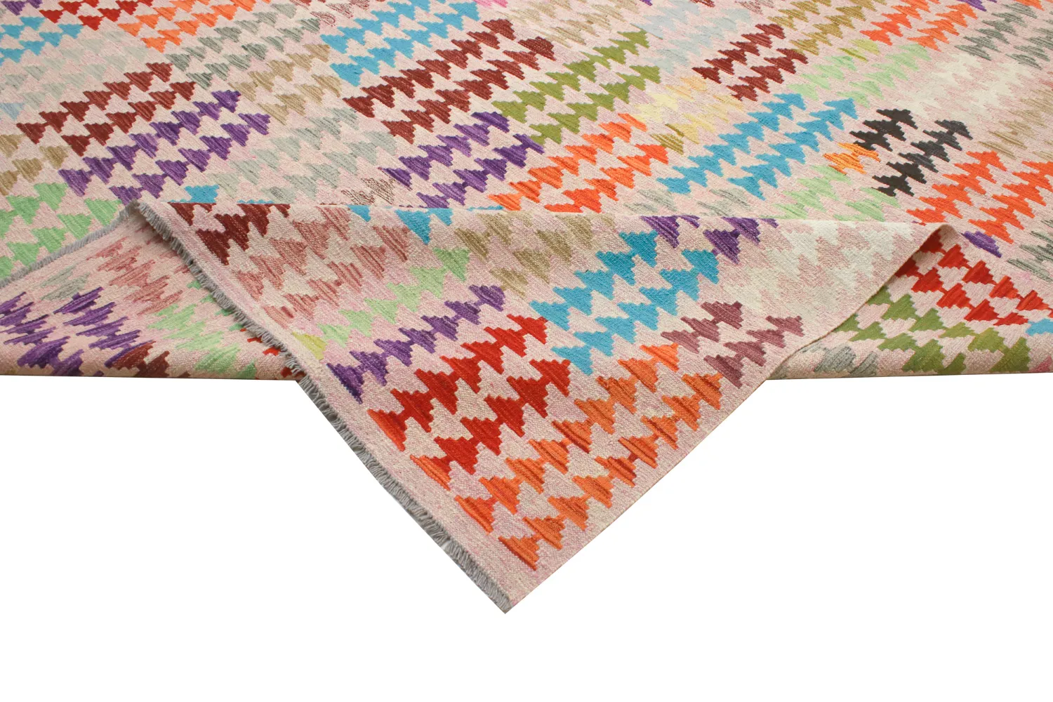 Oosters Tapijt - Vegi Kelim Hand Woven - 298 x 403 cm
