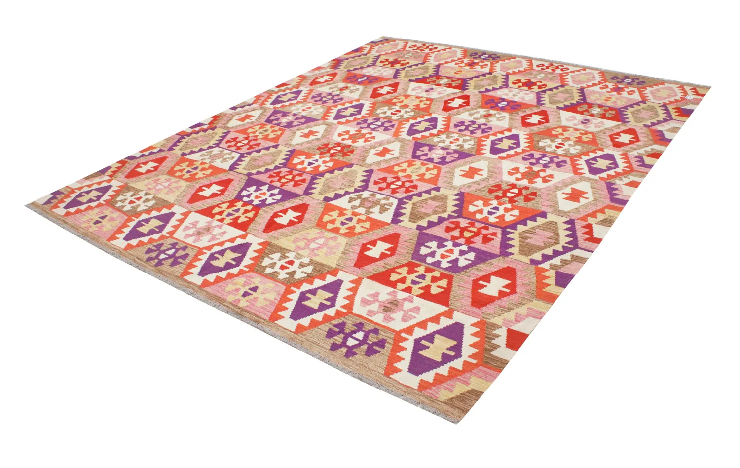 Oosters Tapijt - Vegi Kelim Hand Woven - 251 x 300 cm