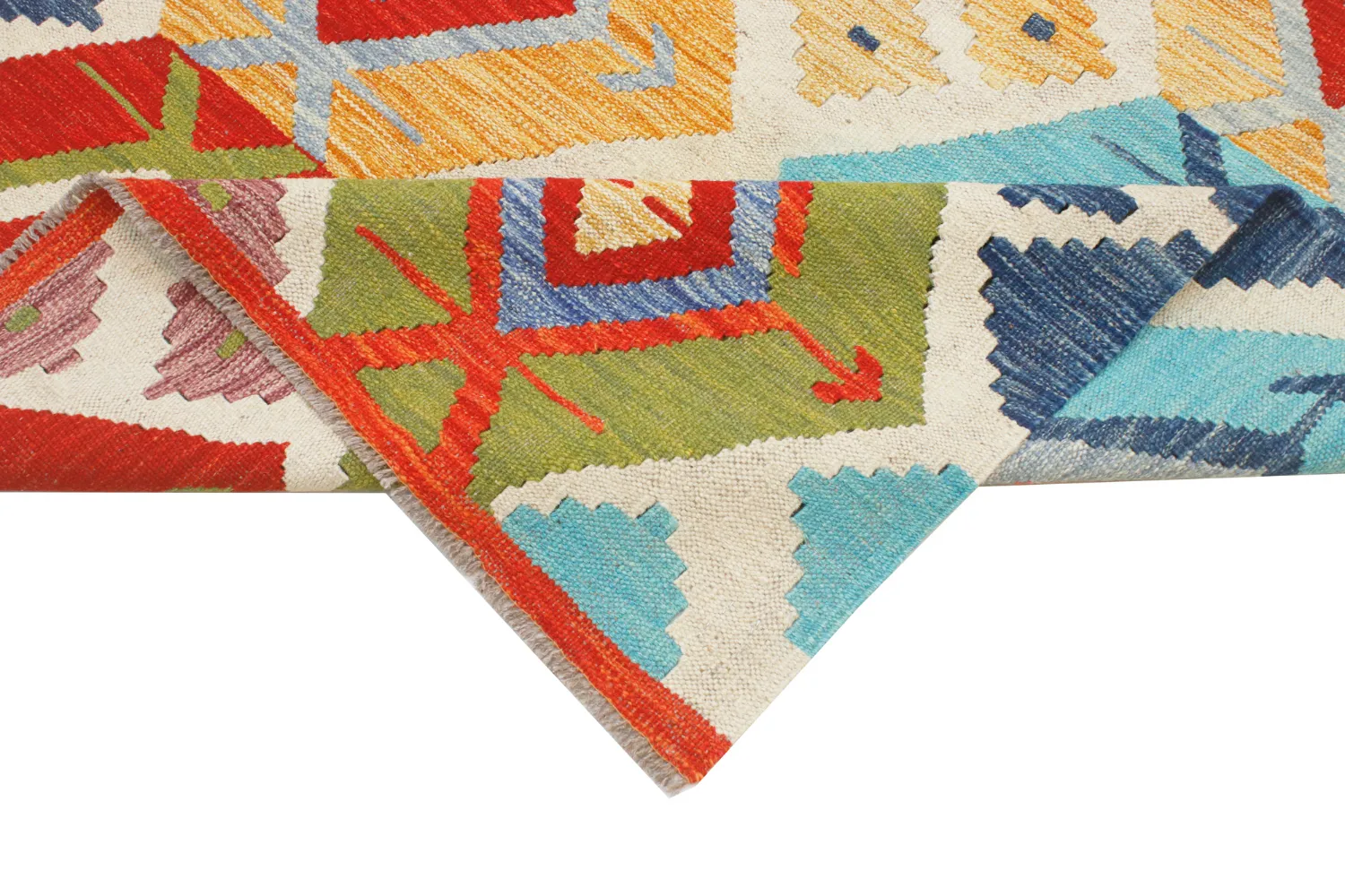 Oosters Tapijt - Vegi Kelim Hand Woven - 114 x 172 cm