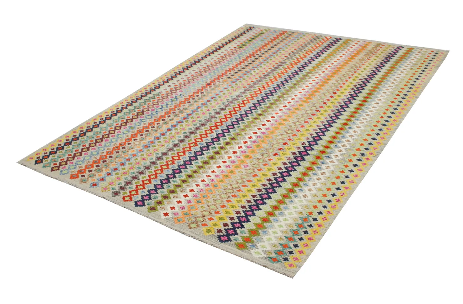 Oosters Tapijt - Vegi Kelim Hand Woven - 296 x 344 cm