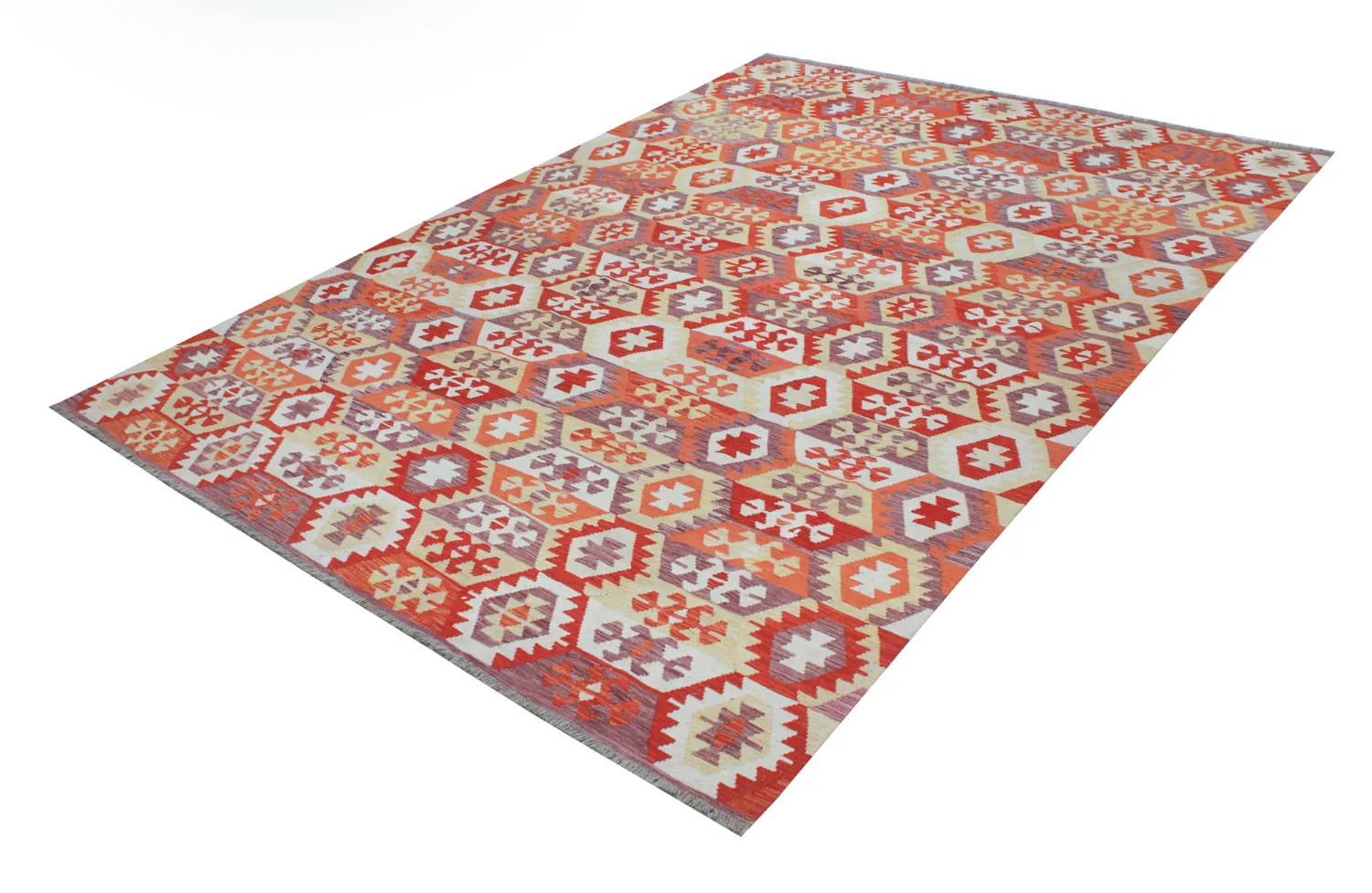 Oosters Tapijt - Vegi Kelim Hand Woven - 248 x 352 cm