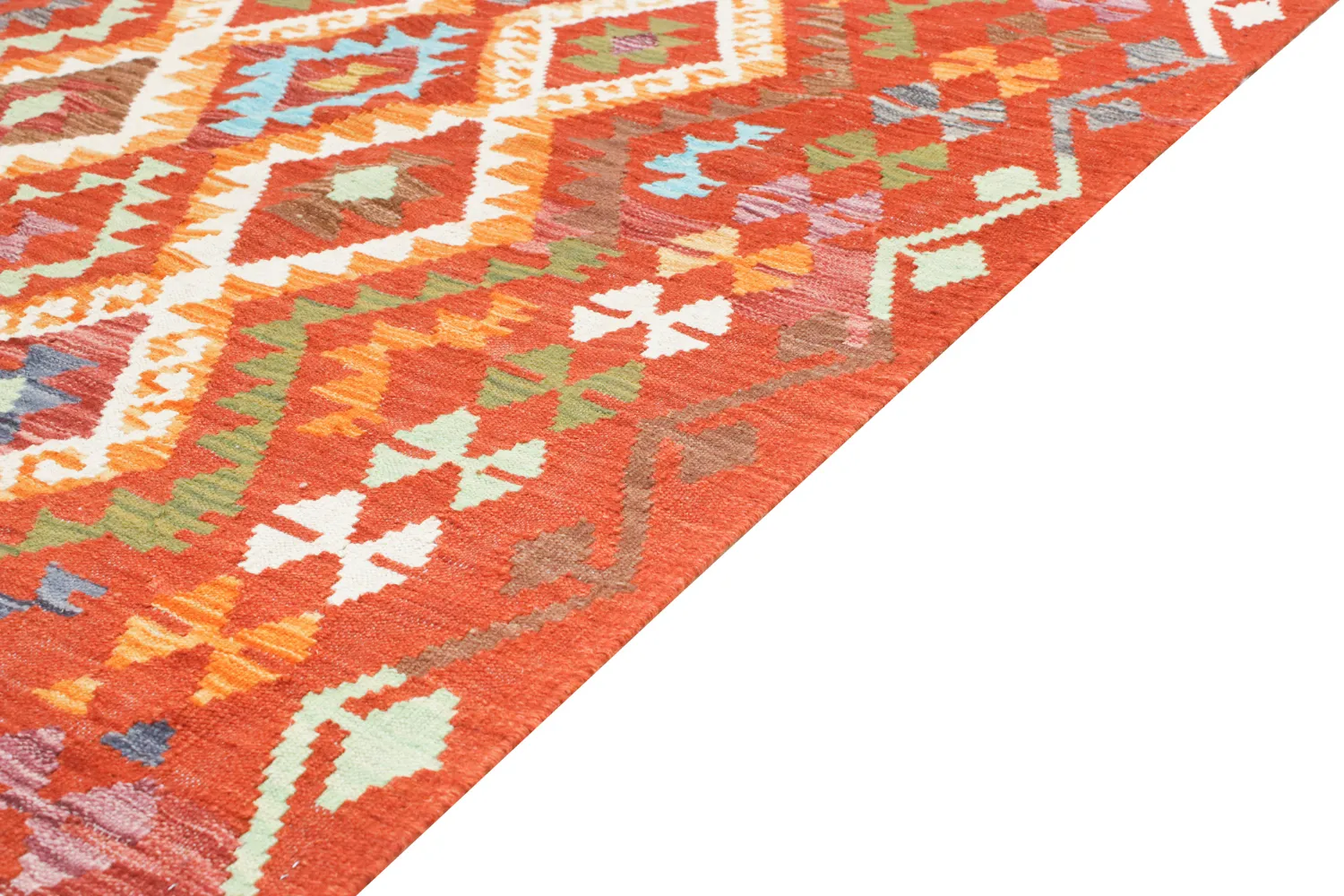Oosters Tapijt - Vegi Kelim Hand Woven - 130 x 176 cm