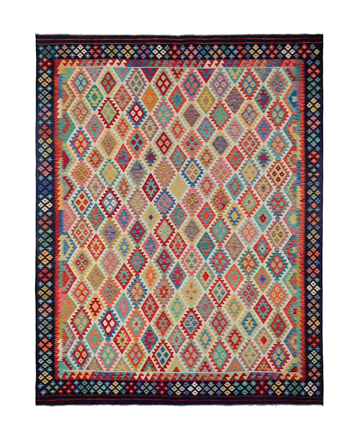Oosters Tapijt - Vegi Kelim Hand Woven - 303 x 393 cm