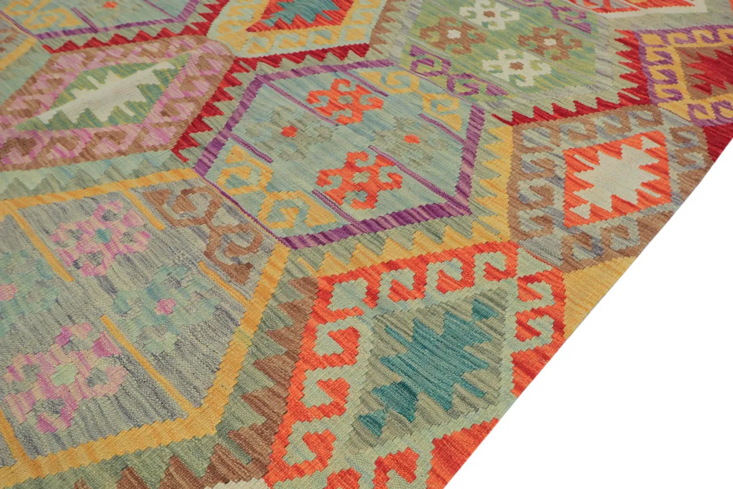 Oosters Tapijt - Vegi Kelim Hand Woven - 172 x 256 cm