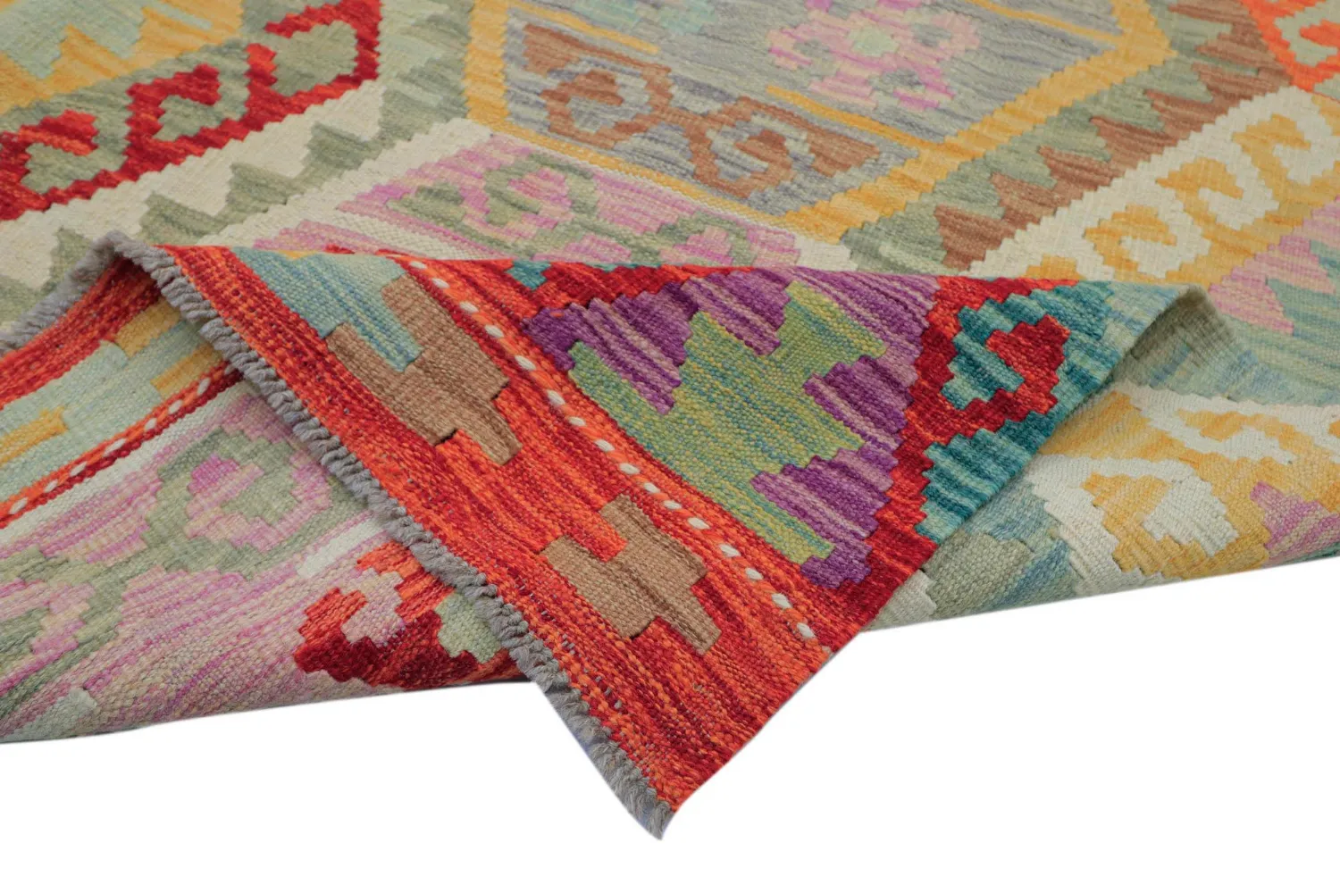 Oosters Tapijt - Vegi Kelim Hand Woven - 172 x 256 cm