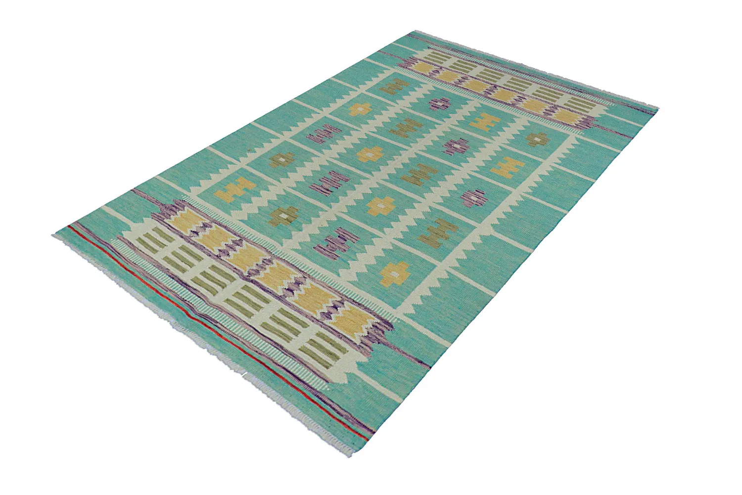 Oosters Tapijt - Vegi Kelim Hand Woven - 124 x 179 cm