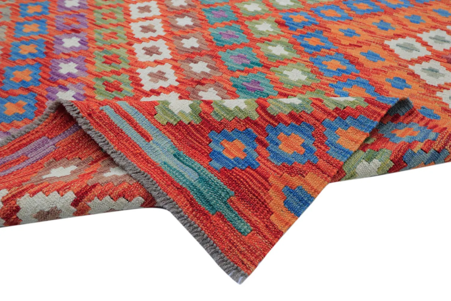 Oosters Tapijt - Vegi Kelim Hand Woven - 207 x 301 cm