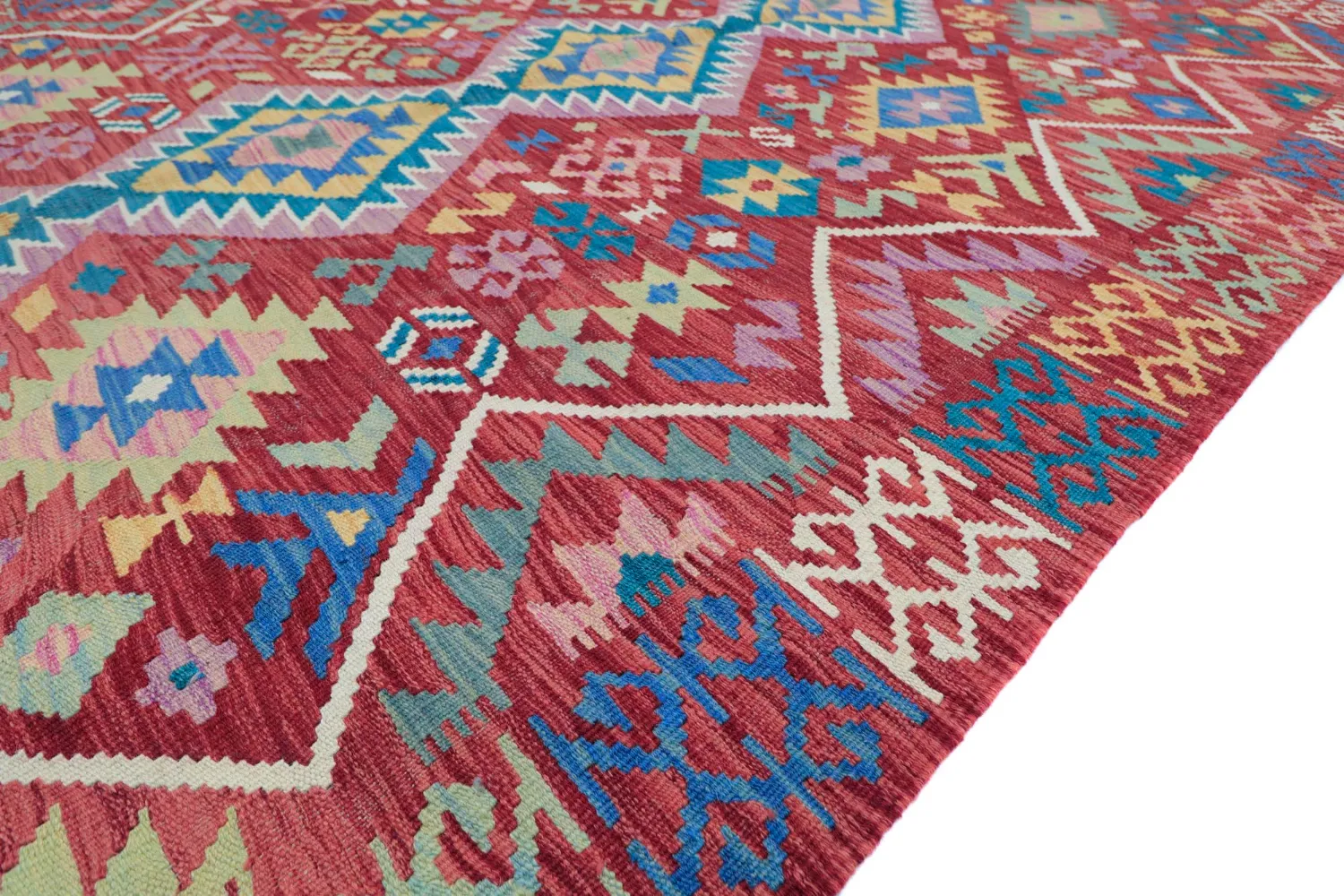 Oosters Tapijt - Vegi Kelim Hand Woven - 161 x 243 cm
