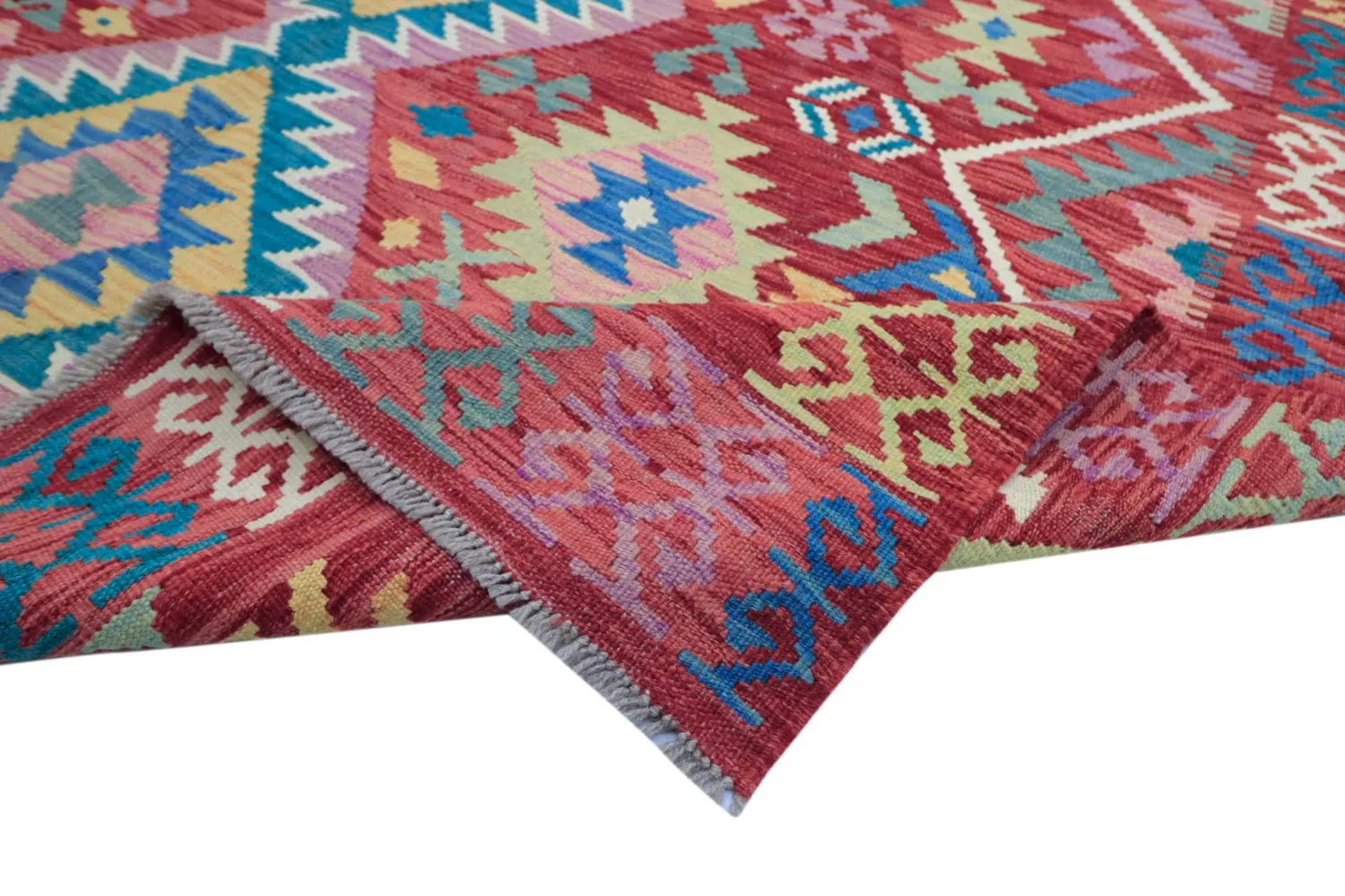 Oosters Tapijt - Vegi Kelim Hand Woven - 161 x 243 cm