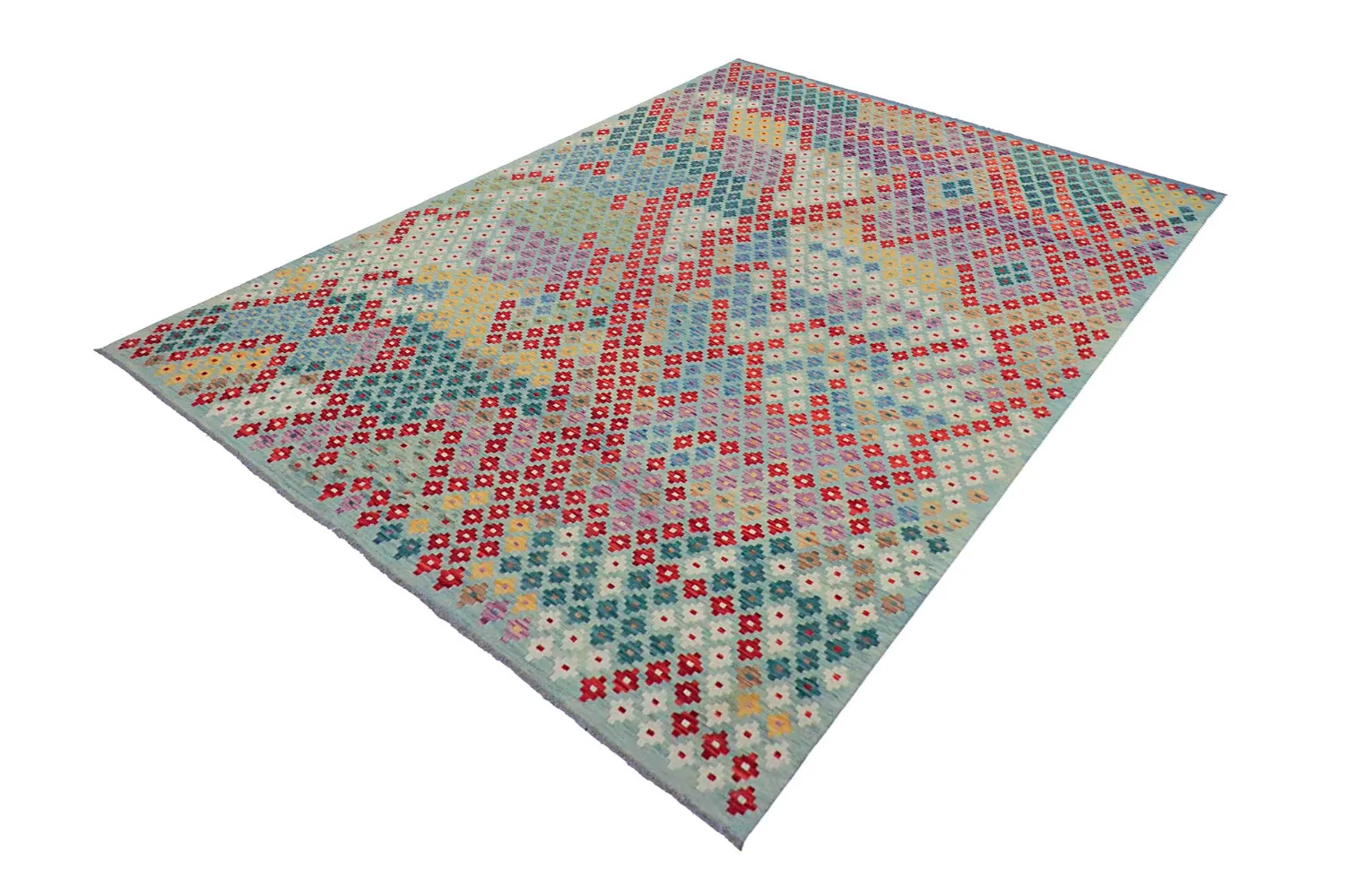 Oosters Tapijt - Vegi Kelim Hand Woven - 211 x 288 cm