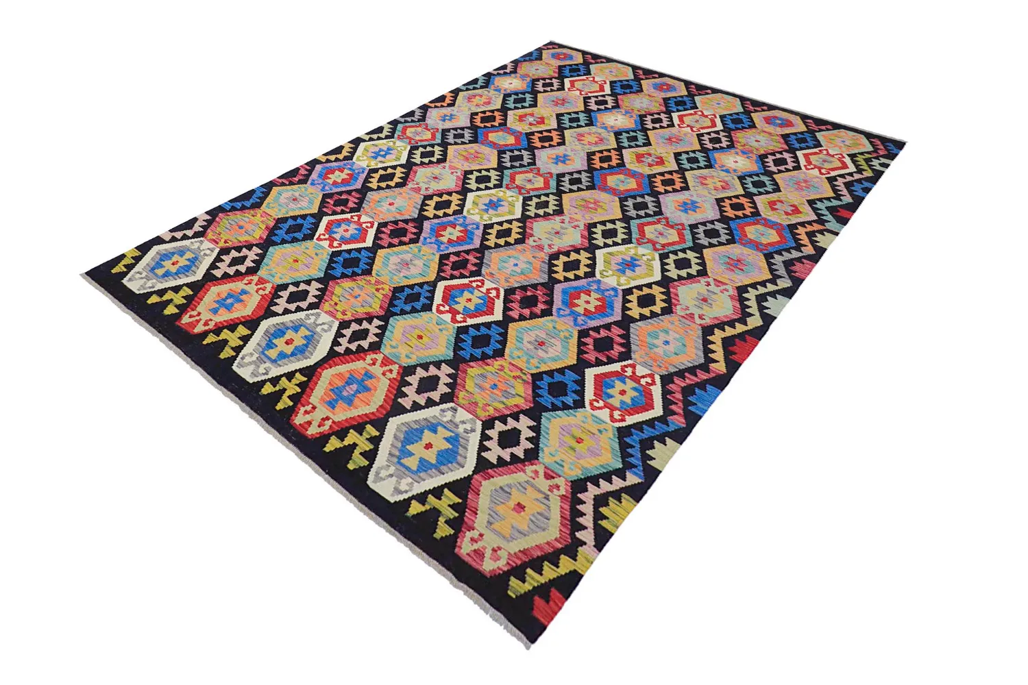 Oosters Tapijt - Vegi Kelim Hand Woven - 204 x 294 cm