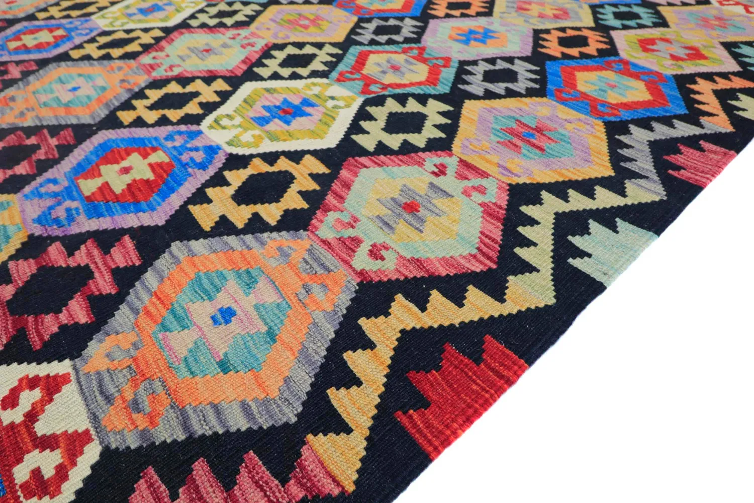 Oosters Tapijt - Vegi Kelim Hand Woven - 204 x 294 cm
