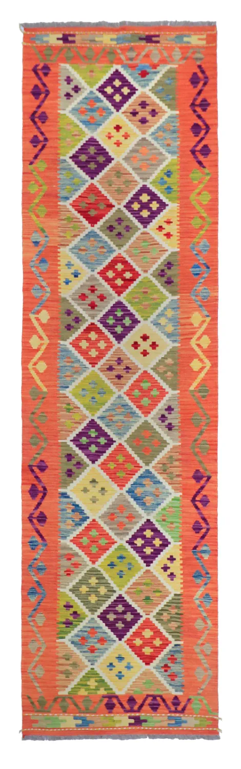 Oosters Tapijt - Vegi Kelim Hand Woven - 79 x 298 cm