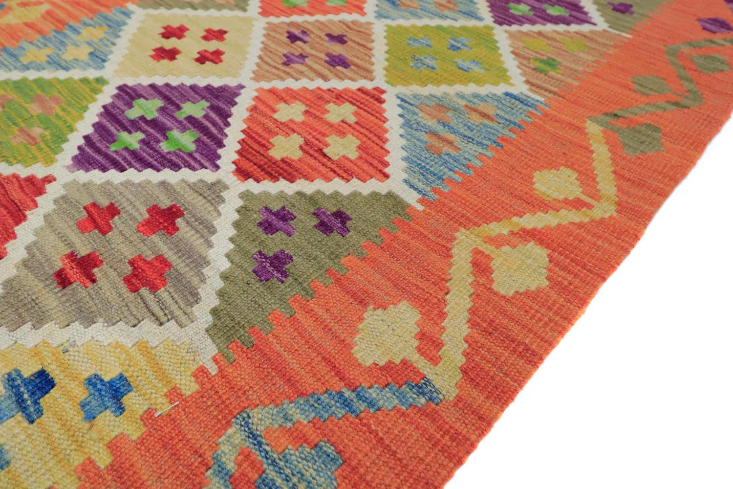 Oosters Tapijt - Vegi Kelim Hand Woven - 79 x 298 cm