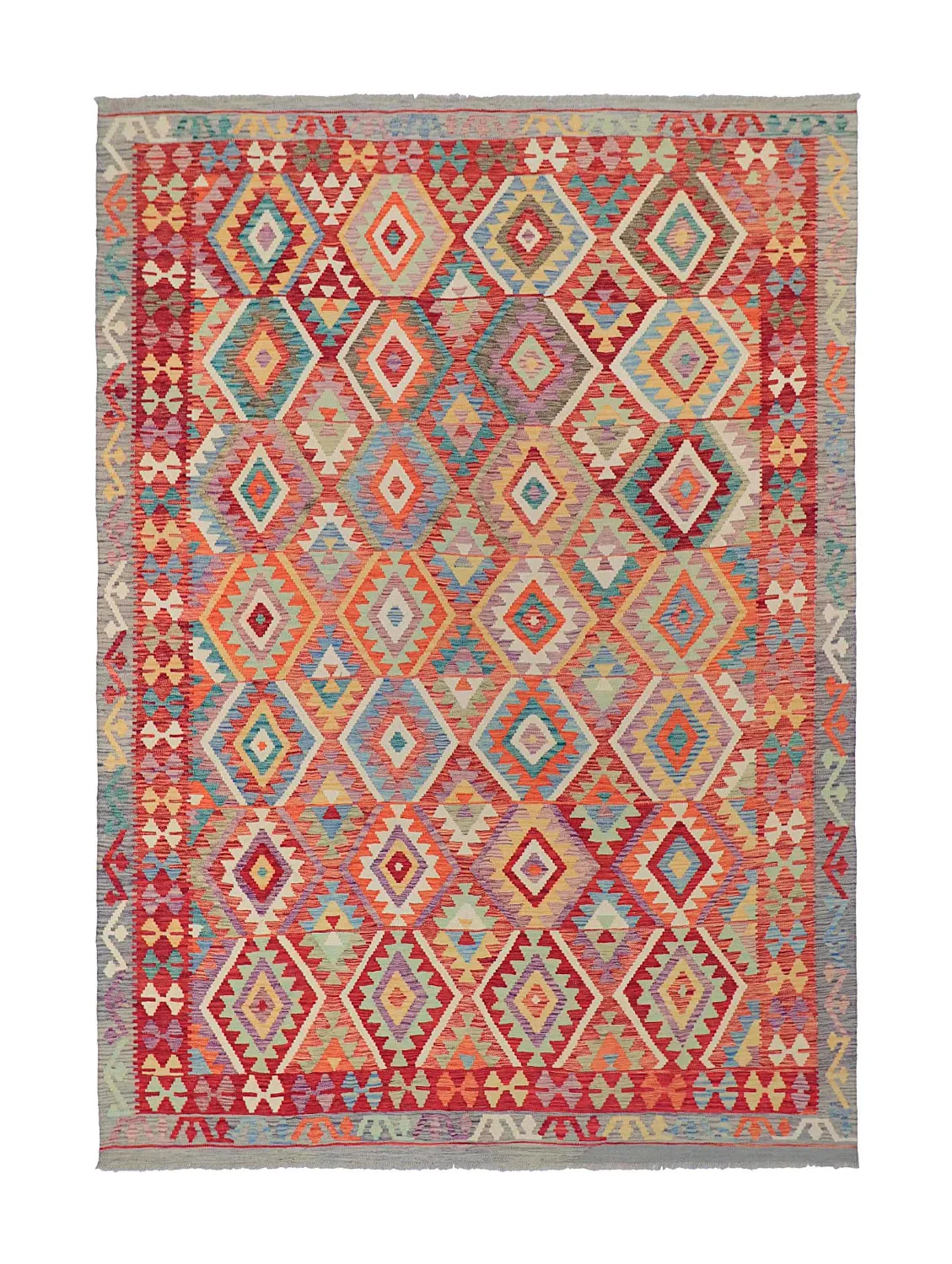 Oosters Tapijt - Vegi Kelim Hand Woven - 200 x 286 cm