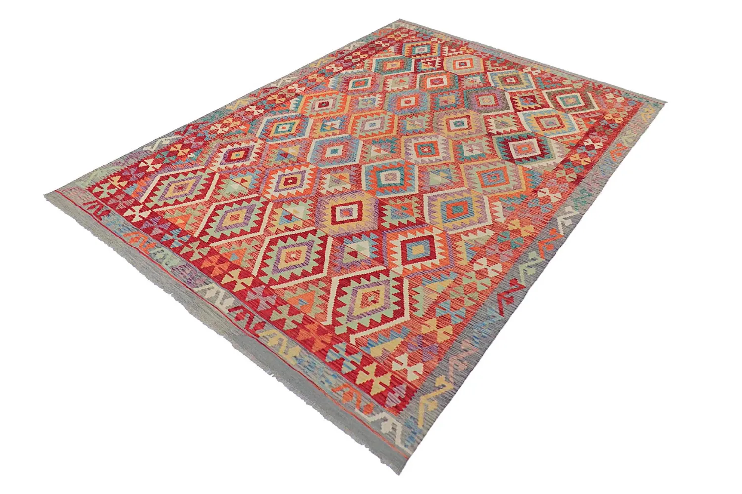 Oosters Tapijt - Vegi Kelim Hand Woven - 200 x 286 cm