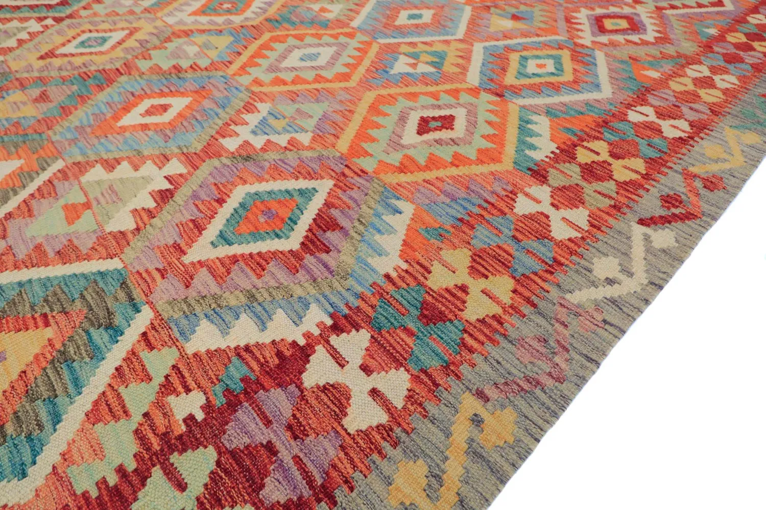 Oosters Tapijt - Vegi Kelim Hand Woven - 200 x 286 cm