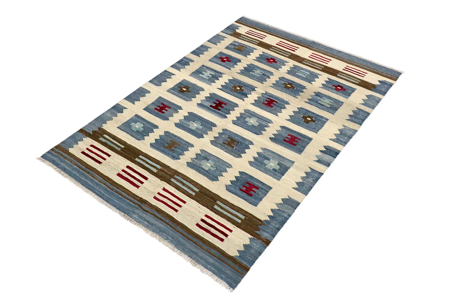 Oosters Tapijt - Vegi Kelim Hand Woven - 100 x 148 cm