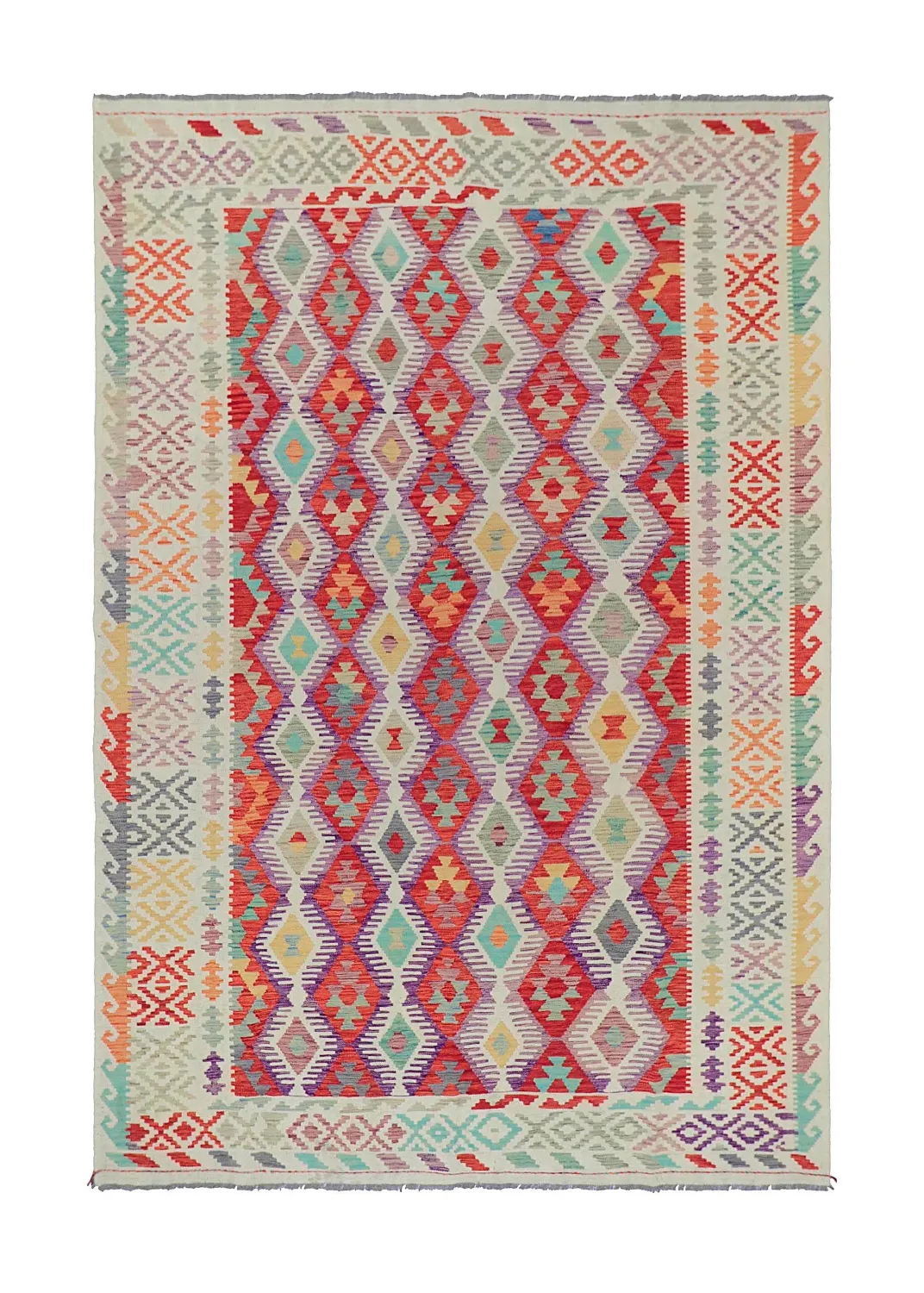 Oosters Tapijt - Vegi Kelim Hand Woven - 200 x 295 cm