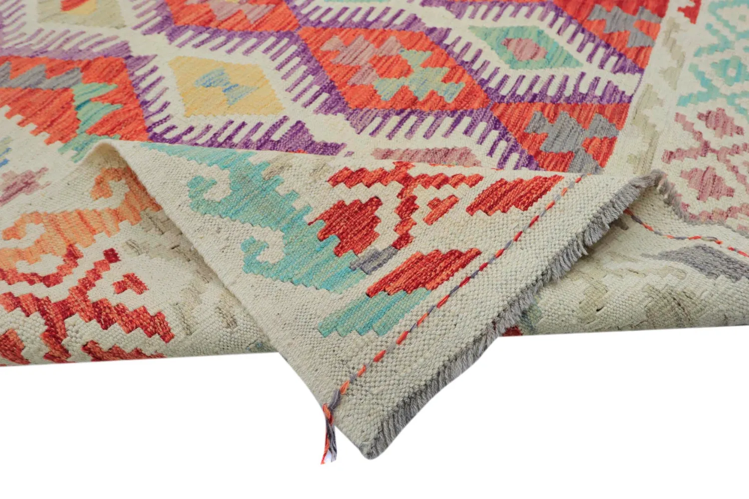 Oosters Tapijt - Vegi Kelim Hand Woven - 200 x 295 cm