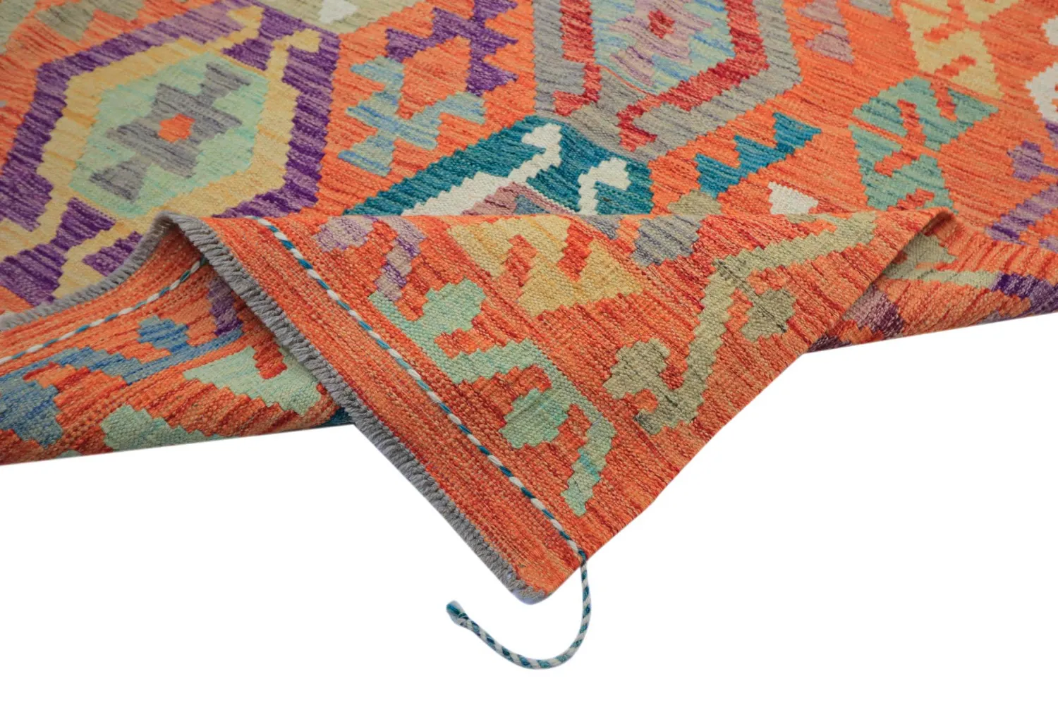 Oosters Tapijt - Vegi Kelim Hand Woven - 183 x 240 cm