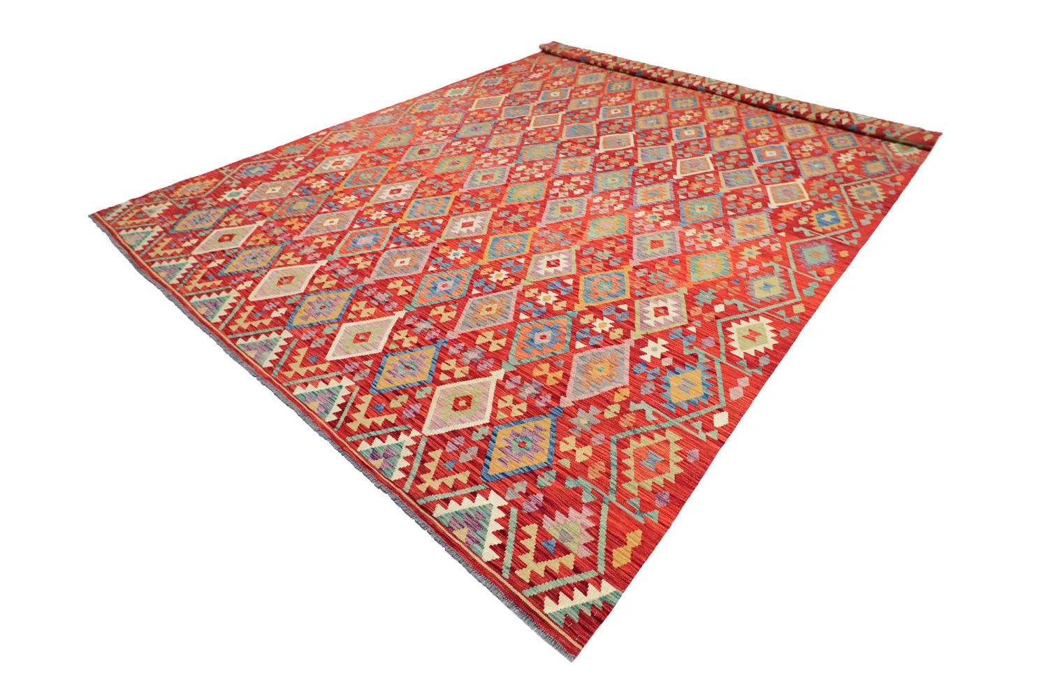 Oosters Tapijt - Vegi Kelim Hand Woven - 303 x 491 cm