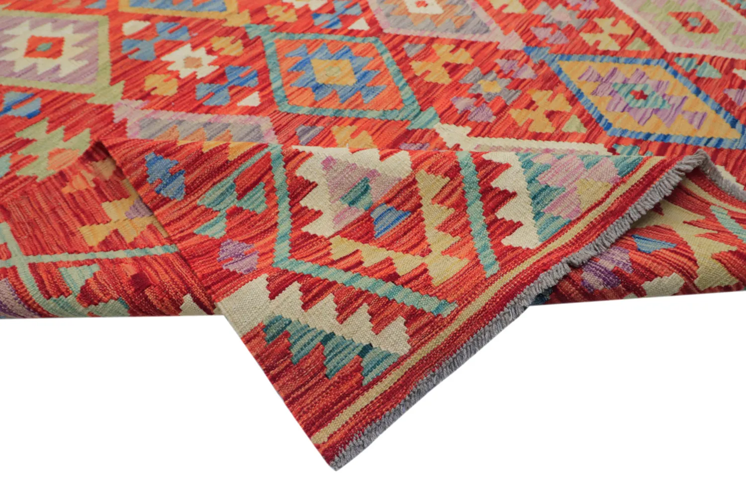 Oosters Tapijt - Vegi Kelim Hand Woven - 303 x 491 cm