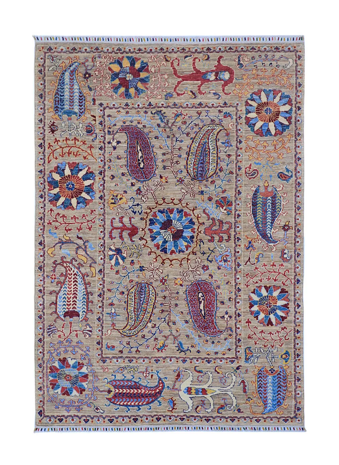 Oosters Tapijt - Chaman Rug Hand Knotted - 163 x 236 cm