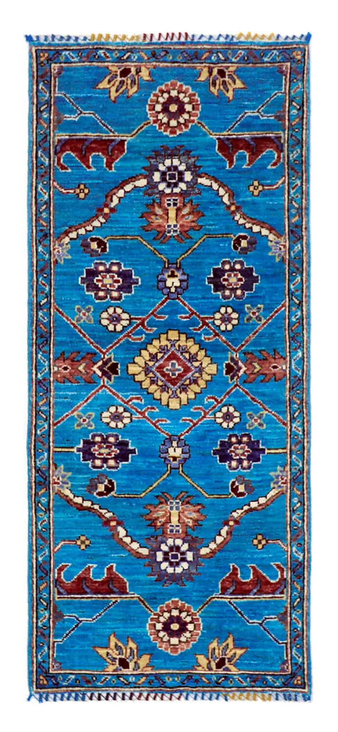 Oosters Tapijt - Chaman Rug Hand Knotted - 62 x 149 cm