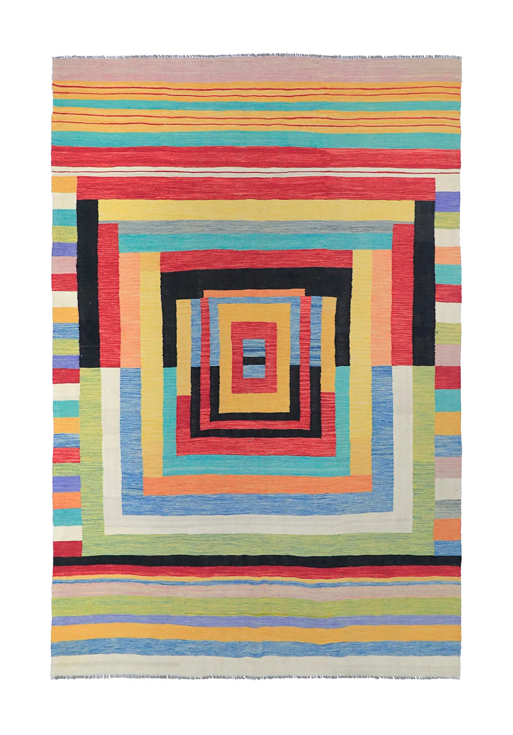 Oosters Tapijt - Kelim Hand Woven - 201 x 299 cm