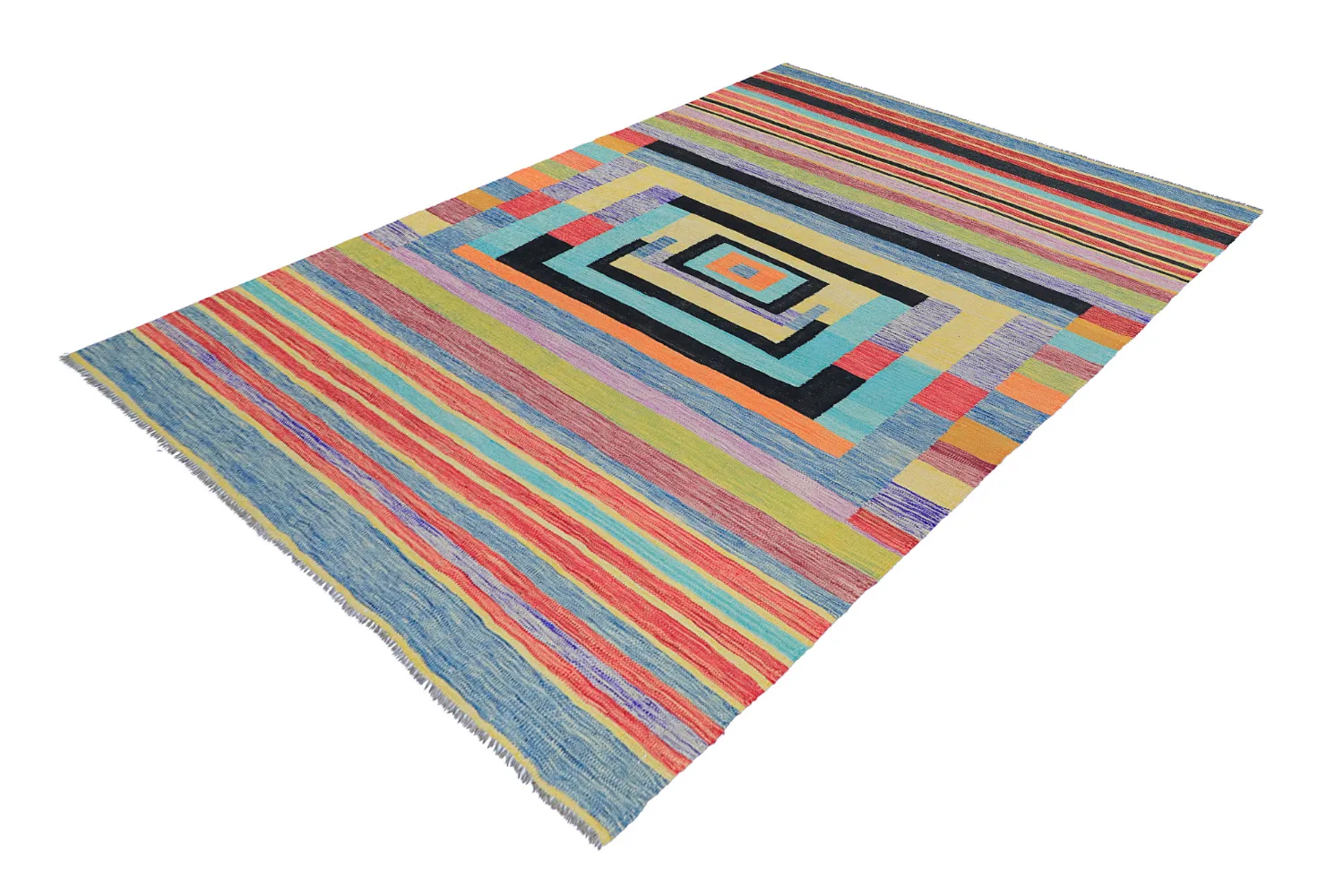 Oosters Tapijt - Kelim Hand Woven - 203 x 299 cm