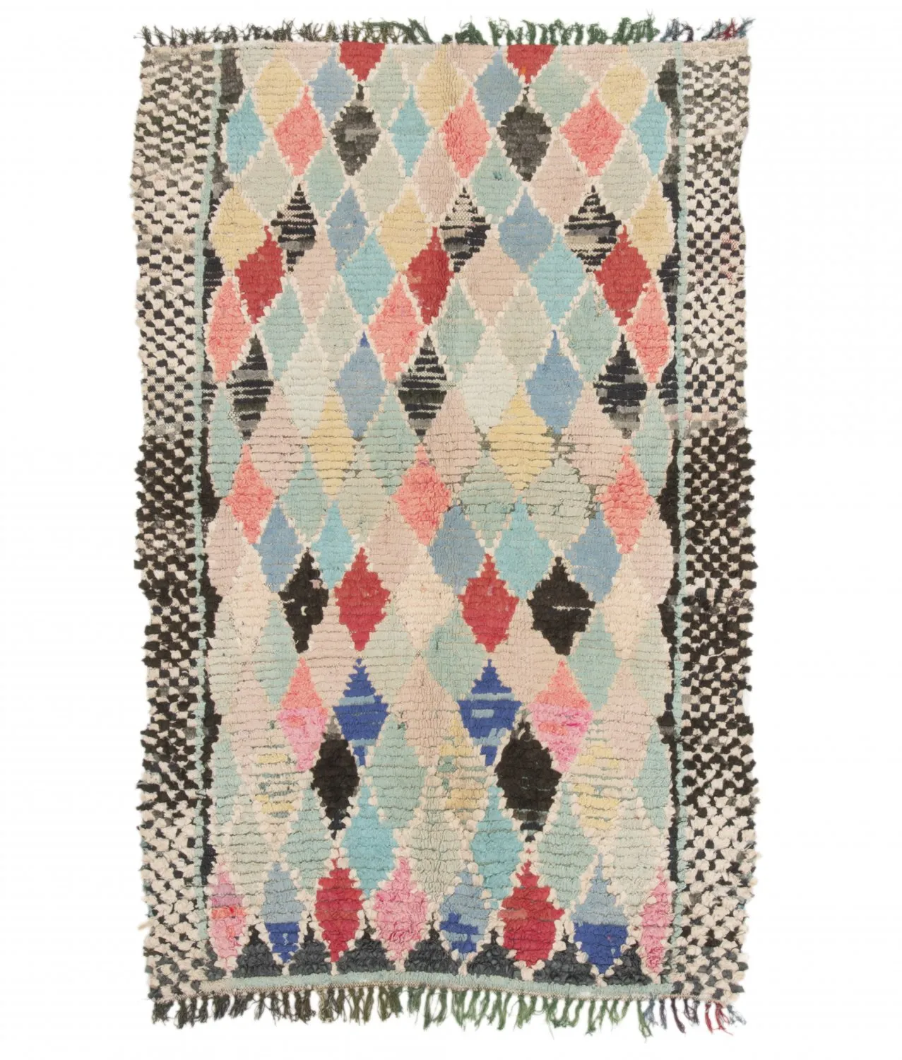 Marokkaanse Berber tapijt Boucherouite 170 x 105 cm