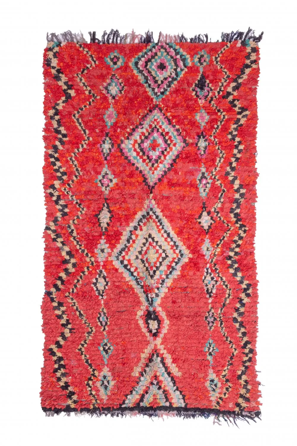 Marokkaanse Berber tapijt Boucherouite 265 x 150 cm