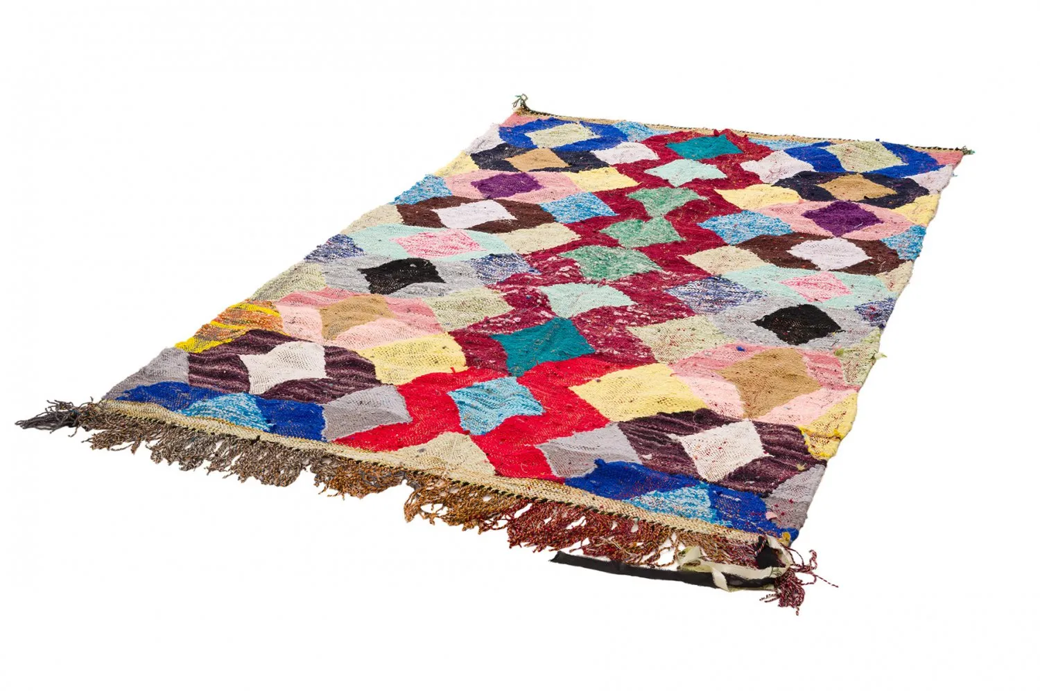 Marokkaanse Berber tapijt Boucherouite 150 x 255 cm