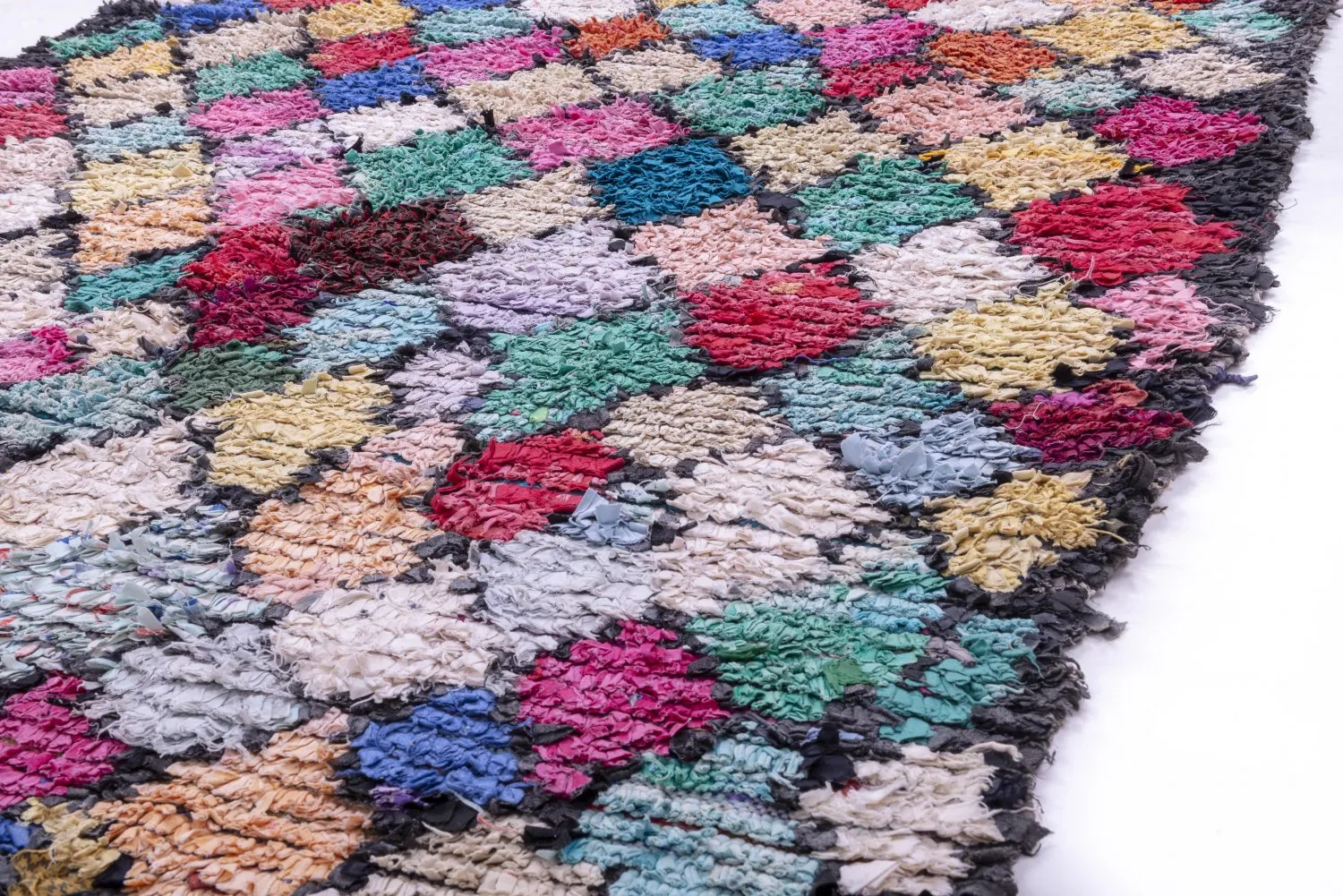 Marokkaanse Berber tapijt Boucherouite 325 x 160 cm