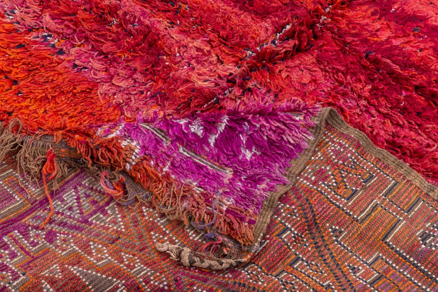 Kelim Marokkaanse Berber tapijt Azilal 255 x 195 cm