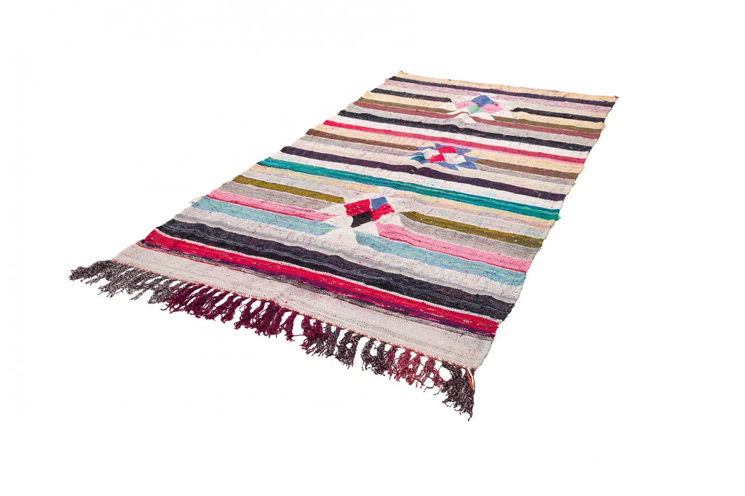 Marokkaanse Berber tapijt Boucherouite 145 x 295 cm