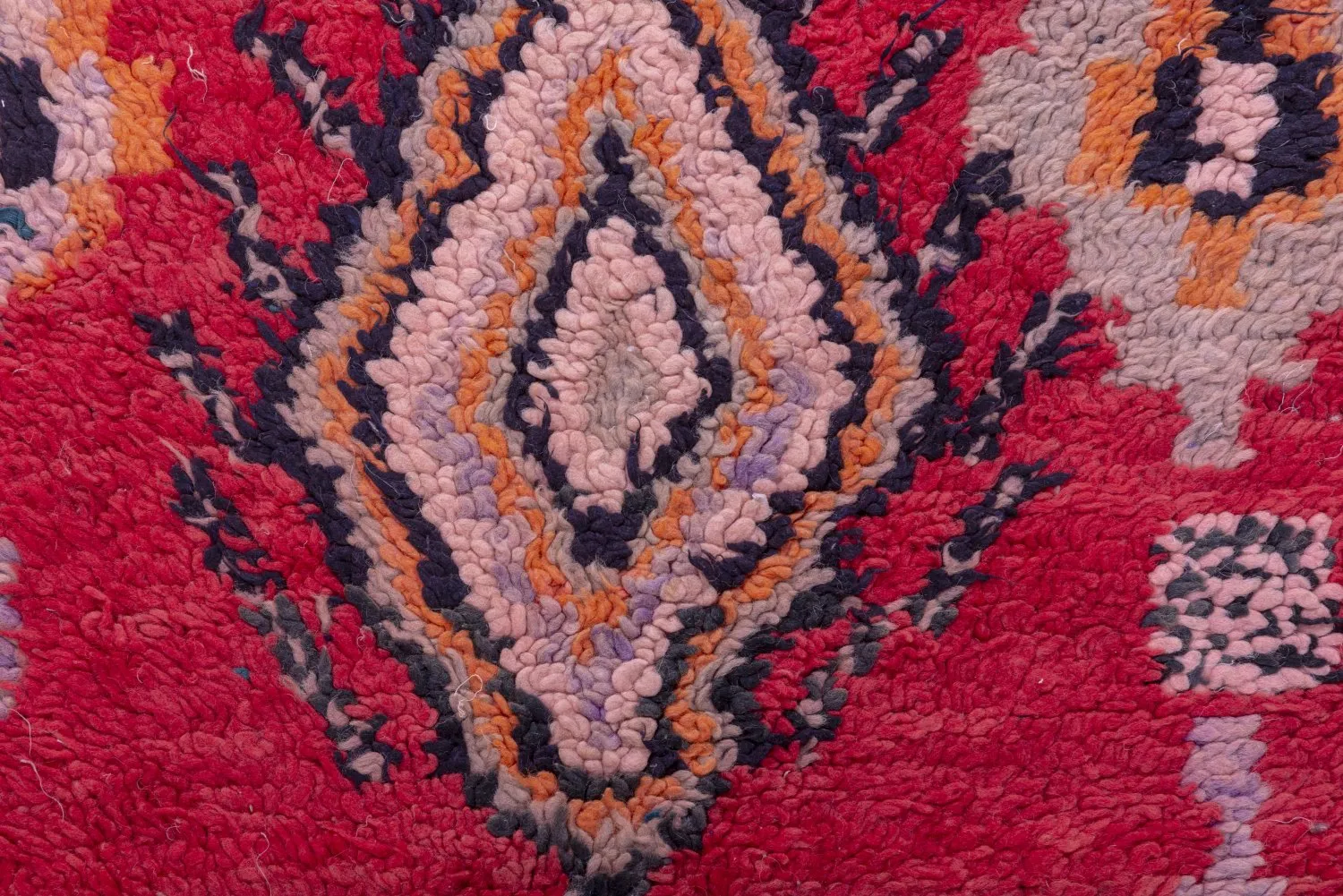 Marokkaanse Berber tapijt Boucherouite 240 x 90 cm