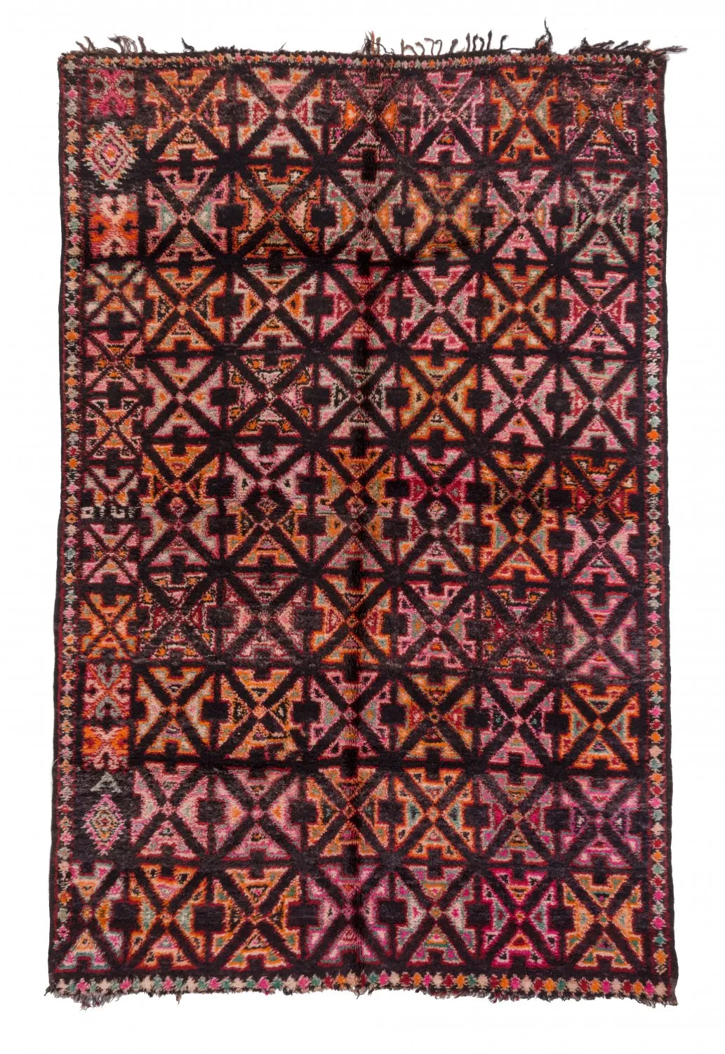 Kelim Marokkaanse Berber tapijt Azilal 285 x 190 cm