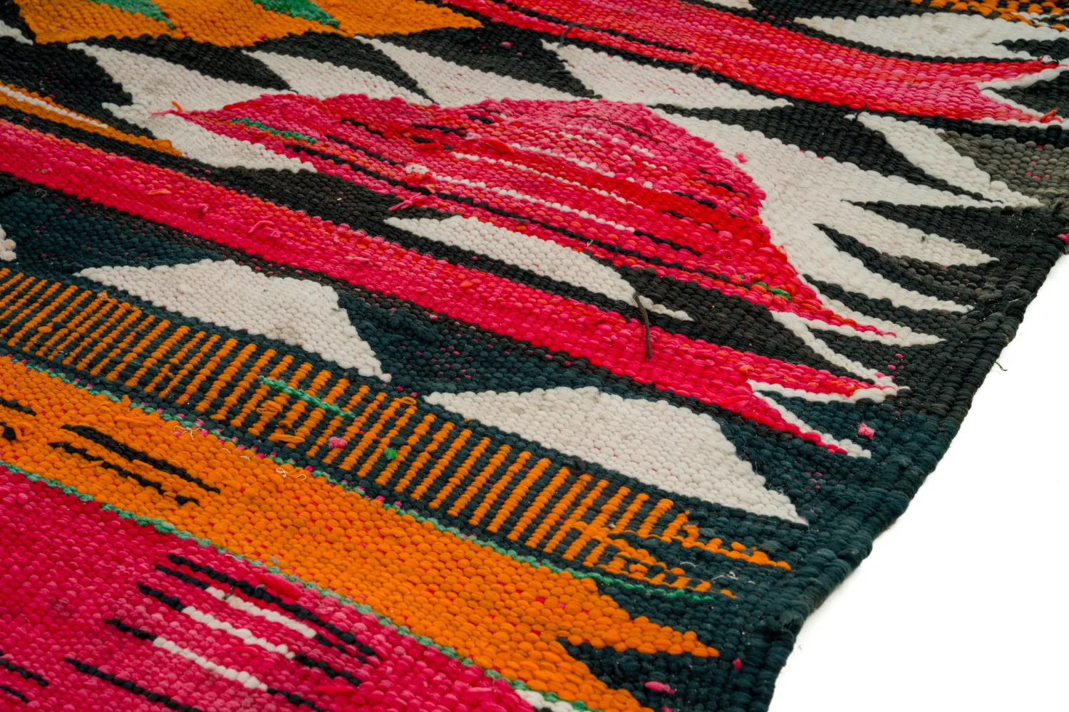 Marokkaanse Berber tapijt Boucherouite 150 x 365 cm
