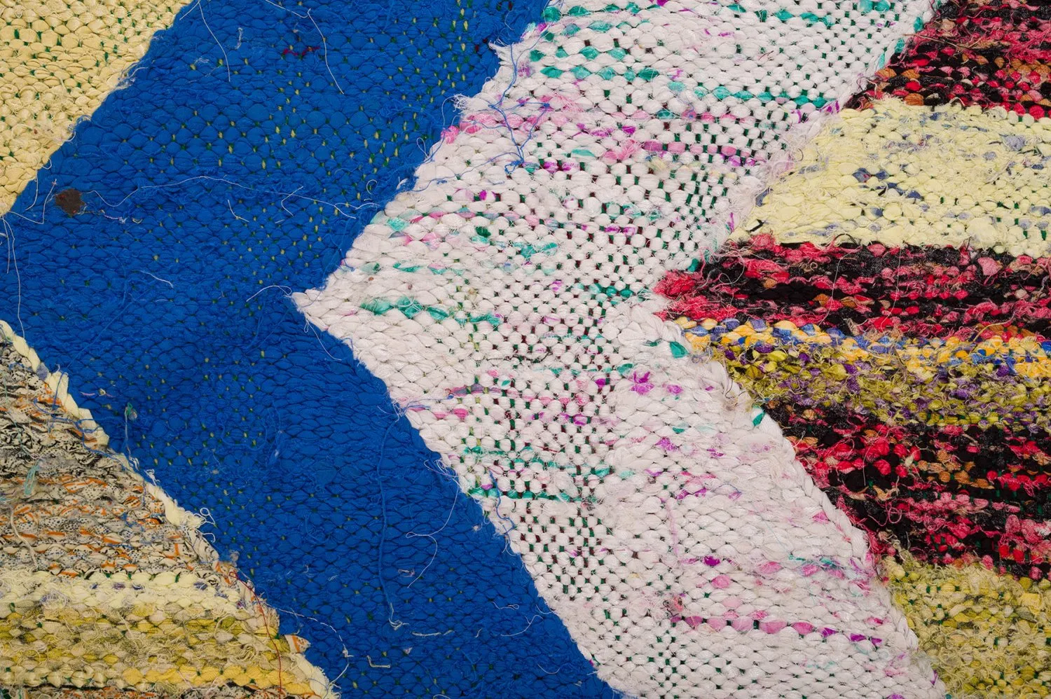 Marokkaanse Berber tapijt Boucherouite 130 x 275 cm